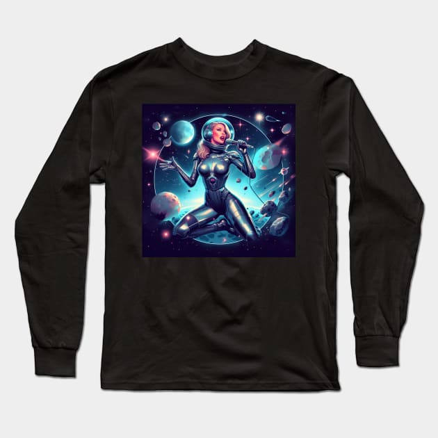 Kylie Minogue In Space (Put Yourself In My Place) Long Sleeve T-Shirt by SNAustralia